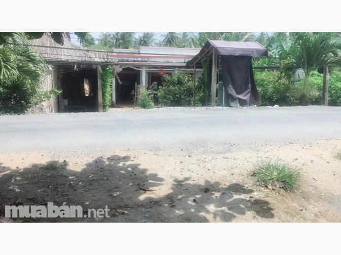 Bán nhà đất mặt tiền tỉnh lộ 872 7B, Huyện Tân Phú Đông, Tiền Giang