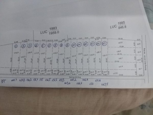 Bán nhiều lô đất thổ cư 100%