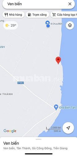 3000m2 Đất lúa khu vực đê biển Tân Thành – Gò Công Đông