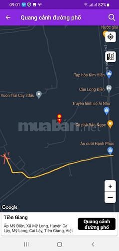 Bán đất vườn sầu riêng ấp mỹ điền